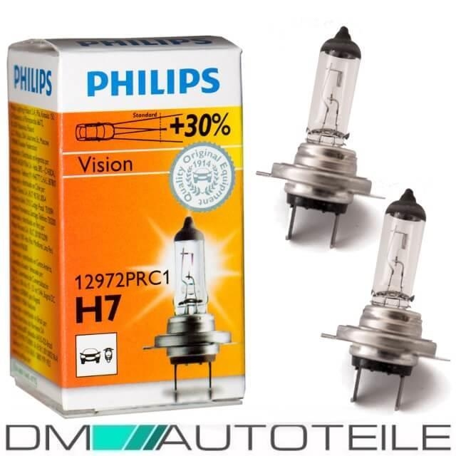 Set Philips  Bulbs 12V 55W PX26d Vision-30% (2x)