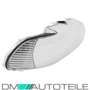 Facelift Upgrade Xenon Halogen headlight glass Cover Right fits on BMW E39 00-03  indicator white