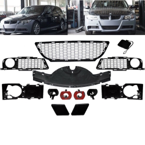 Front Bumper Repair Kit complete fits on BMW E90 E91...