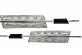 Set LED side indicator chrome fits on all BMW E39 8 LEDS