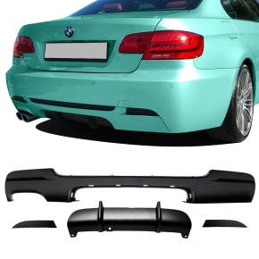 PERFORMANCE Rear Diffusor 316-330i Black fits on BMW...