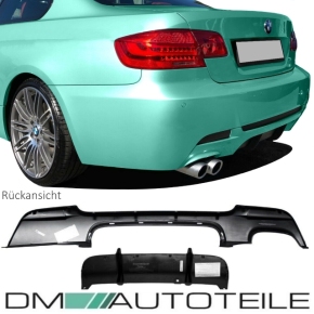 PERFORMANCE Rear Diffusor 316-330i Black fits on BMW...