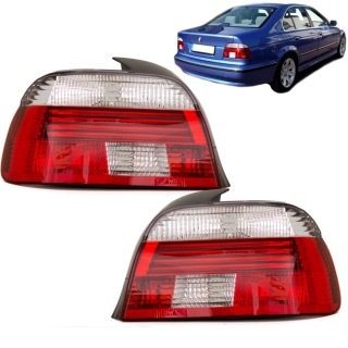 Set Saloon rear lights Facelift design Red White fits on BMW E39 00-03