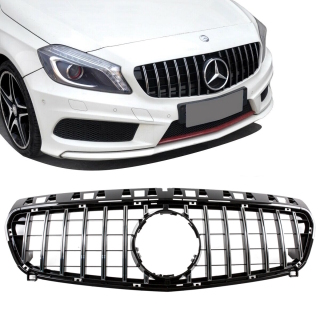 Sport Panamericana Kidney Front Grille Black Chrome fits...