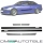 Türleisten SET Schwarz Zierleisten passt für BMW E36 Coupe Cabrio Serie & M-Paket