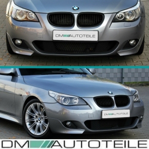 SPORT FRONT BUMPER COMPLETE FITS ON BMW E60 E61 03-07+ FOGS fits on M TESTED