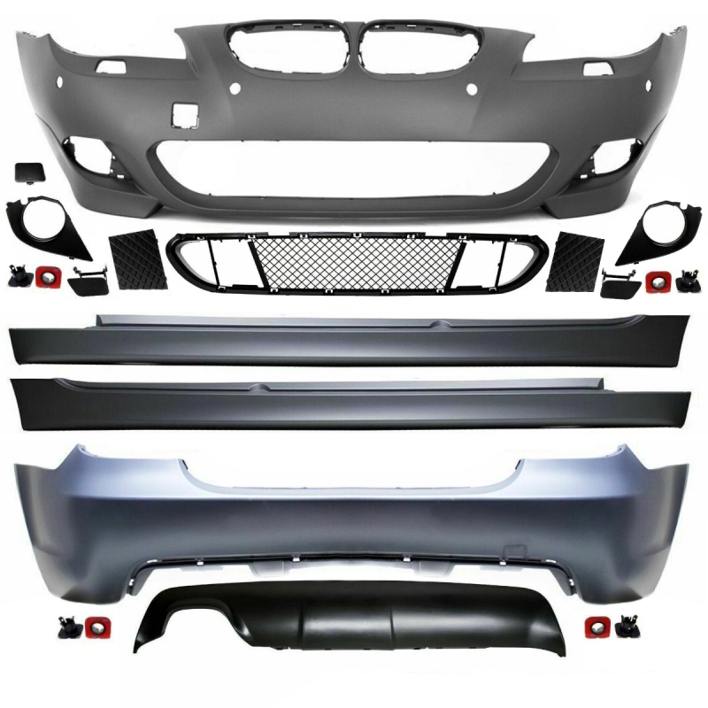 ABS Matt M SIDE SKIRTS / BLADES / Sport Side SPOILERS For BMW E60 E61 in  Blades / Addons - buy best tuning parts in  store