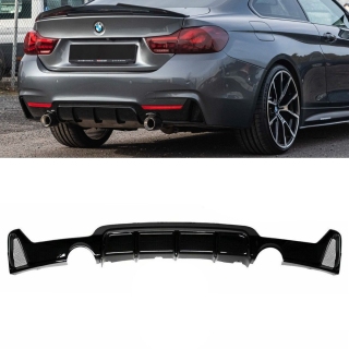 PRMTYUP Auto Heck Diffusor für BMW 4 Series G26 440i M Sport 2021-2022 2023  Gran Coupe 4-Door, Auto Heckstoßstange Spoiler Heckspoiler Kohlefaser  Stoßstange Schützen Abdeckung Auto Zubehör: : Auto & Motorrad