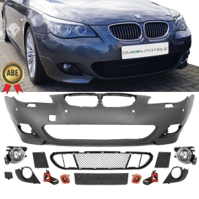 Front Bumper SPORT PDC primed Facelift +2x FOGS fits on...