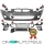 Front Bumper SPORT PDC primed Facelift +2x FOGS fits on BMW E60 E61 07-10 also M