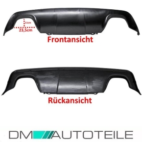 Heckdiffusor passt f&uuml;r BMW E60 E61 M Paket M5 4 Rohr...