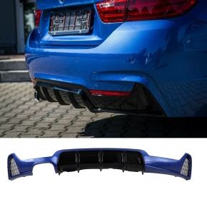 Bi Colour LACKIERT Schwarz + Blau Diffusor Sport...