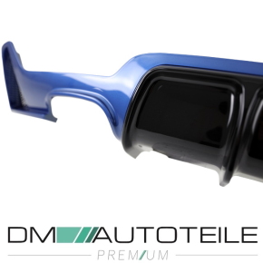 Bi Colour LACKIERT Schwarz + Blau Diffusor Sport...