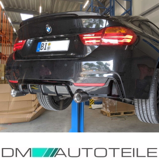 STÜCK Sport-Performance Auspuffblende Endrohr Carbon Glanz passt für universal BMW F- Modelle 135i 235i 335i 435i