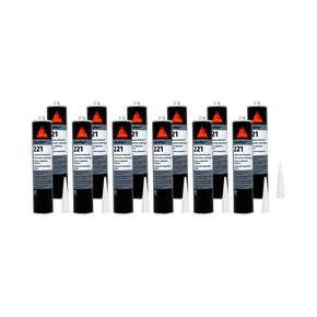 12 er Set Sikaflex 221 300ml Schwarz Dichtstoff...