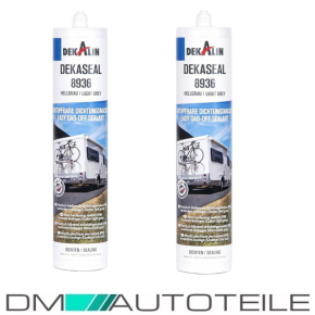 2er Set Dekalin Dekaseal 8936 310ml hellgrau Dichtstoff...