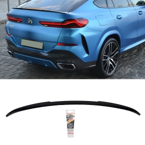 Sport Performance Boot Spoiler Rear Lip Carbon Gloss fits on all BMW X6 G06  up 2019