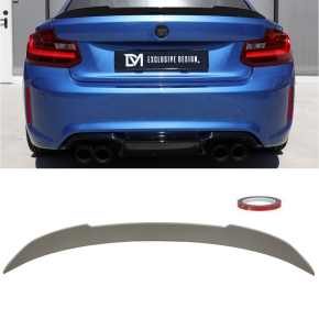 V-Design Rear Trunk Lip Spoiler primed fits on all BMW...