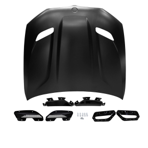 Set Sport Bonnet + hood black fits on BMW 5-Series G30...