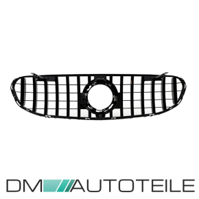 Kühlergrill Schwarz komplett passt für Mercedes GLC X253 Facelift ohne AMG Line Bj ab 2019 aus ABS auf Sport Panamericana GT