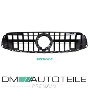 Kühlergrill Schwarz komplett passt für Mercedes GLC X253 Facelift ohne AMG Line Bj ab 2019 aus ABS auf Sport Panamericana GT