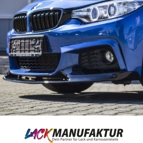 Sport-Performance Schwarz glanz Front Spoiler Lippe für BMW F32 F33 F36 mit M-Paket