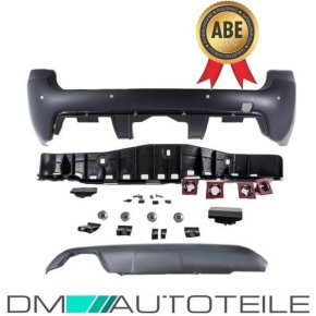Estate Rear Bumper for park assist + accessories fits on BMW E61 Pre LCI 03-07 Standard or M-Sport ABS