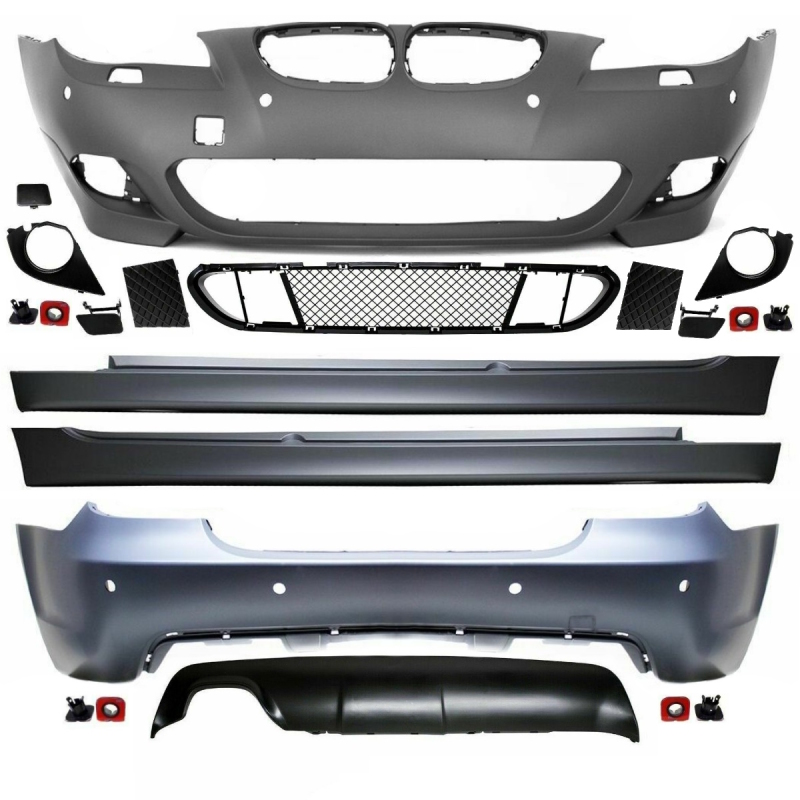 FULL BODYKIT PDC Sport Look Front +Rear +Side fits on BMW E60 also M