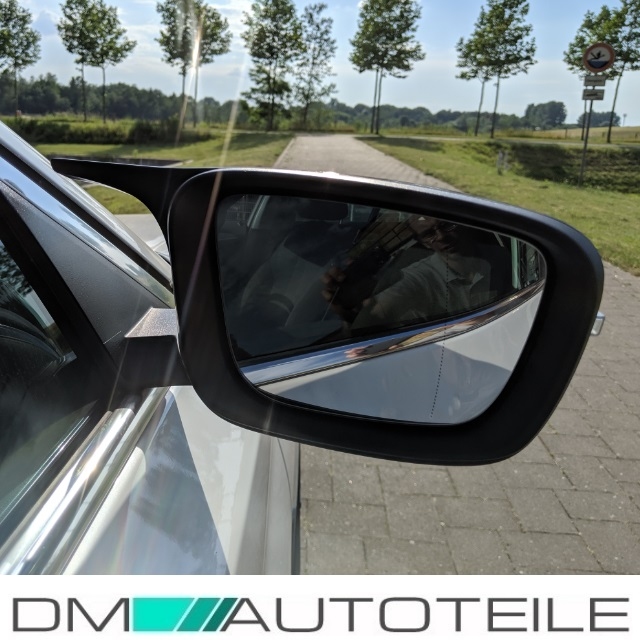 Schwarz Glanz Spiegelkappen Außenspiegel für BMW 5er G30 G31 7er