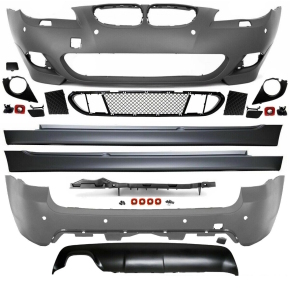 TOURING Stoßstange vorne Hinten Seite passt für BMW 5er E61 03-07 Serie & M-Paket +ABE