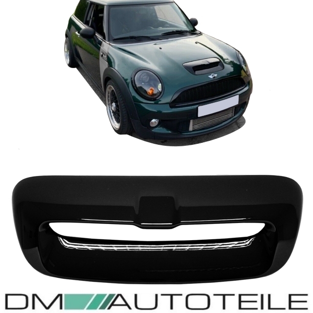 Black Gloss Bonnet Scoop Air Inlet Trim MK2 MINI Cooper S/SD R55 R56 R57 R58  R59