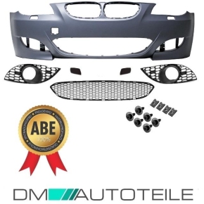 Sport Front Bumper w/o PDC fits on BMW 5-Series E60 E61...