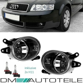 Audi A4 8E B6 Nebelscheinwerfersatz Klarglas Bj 00-04...