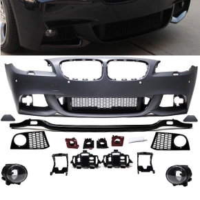 ABS Sport Front Bumper primed+Accessoires fits on BMW 5...