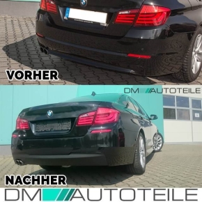 Rear Bumper + Diffusor 520-530 fits on BMW 5-Series F10 Saloon also M-Sport