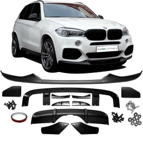 Sport-Performance SET Aero Spoiler Kit Schwarz Matt passt...