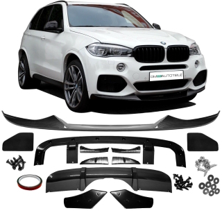 Sport-Performance SET Aero Spoiler Kit Carbon Glanz passt...