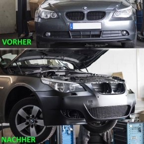 Sport Stoßstange für SRA/PDC+Nebel Set 03-07 passt für BMW E60 E61 außer M5 ABE*