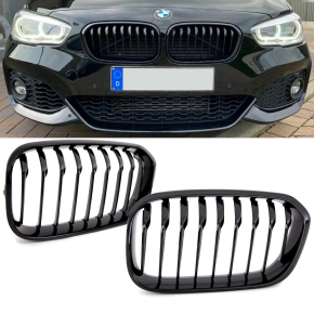 Sport-Performance Kühlergrill Schwarz Glanz passend...