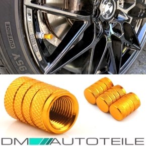 4 Ventilkappen Kappen SET Gold eloxiert f&uuml;r...