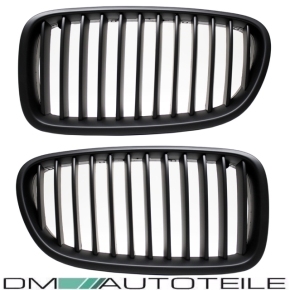 2010-2017 SET Kidney Front Grille Black Matt fits on BMW...