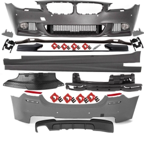 Sport-Performance Bodykit Stoßstange +Spoiler passt für BMW 5er F10 Serie & M-Paket +ABE