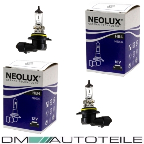 SET 2x HB4 Gl&uuml;hlampe Birne 12V 51W P22d NEOLUX...