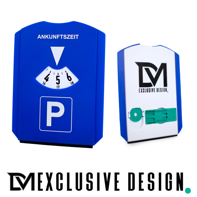 DM Exclusive Design+ Parkscheibe 6 in 1 Parkuhr +