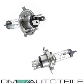 SET 2x H4 Gl&uuml;hlampe Birne Halogen 12V 55W P43t...