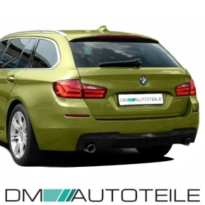 Rear Diffusor Splitter Black 535i 535d fits on BMW F10 F11 M Sport Series Bumper