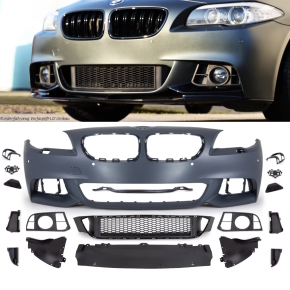 2 Slat Frontstoßstange Einlass Niere Kühlergrill Für BMW F10 F11 F18 5er  2010-2017 Wie 520i 528i 530i 535i 520d 530d Tuning Zubehör