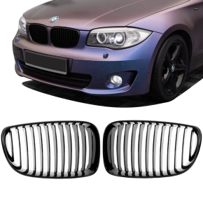 2x Kühlergrill Performance Schwarz Glanz SATZ...