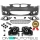 Set Sport Front Bumper black for headlamp washer / park assist + fog lights fits on BMW 5-Series E60 E61  without M5+ accessories 03-07