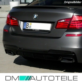 Exhaust Muffler Tips Tail Pipes fits on BMW F10 F11 Duplex Oval 550i 550d Chrome Made in Germany 